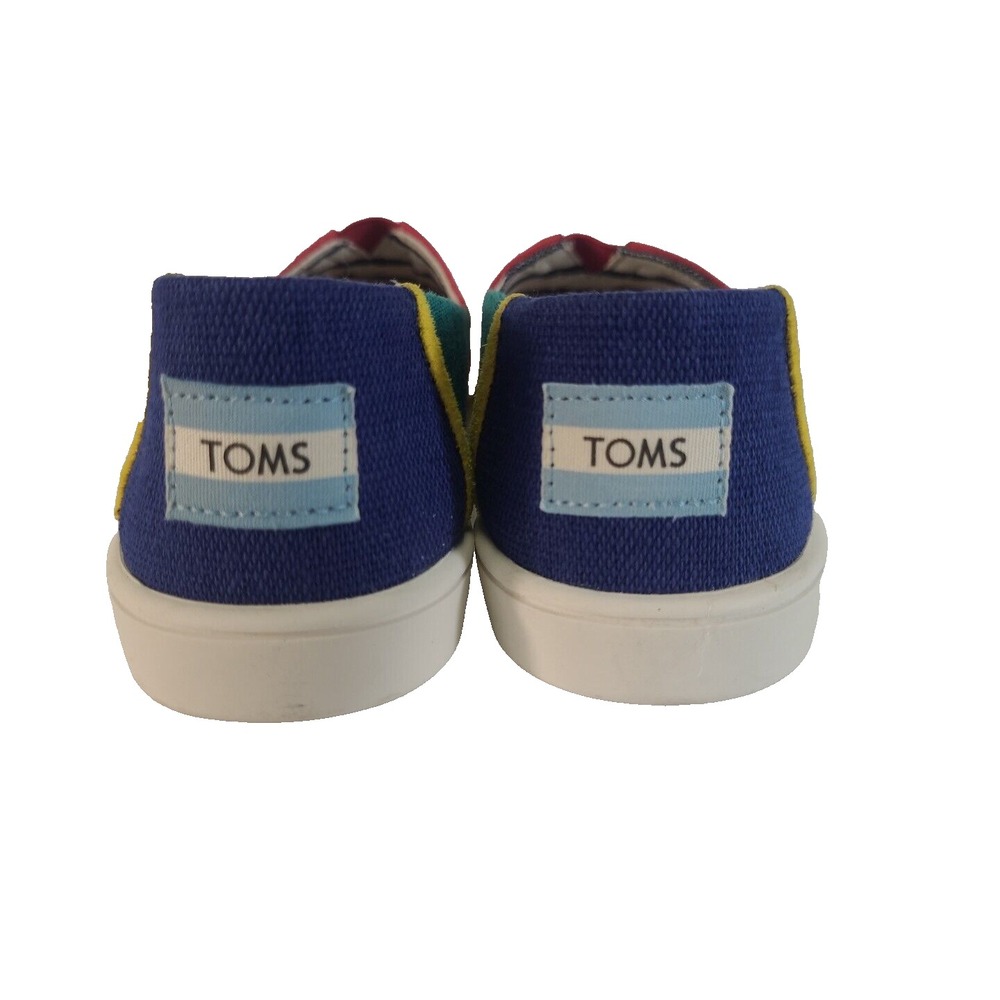 TOMS Alpargata Slip On ‎ Womens Multi Color Flats Casual 1002810419-11 - Picture 4 of 7